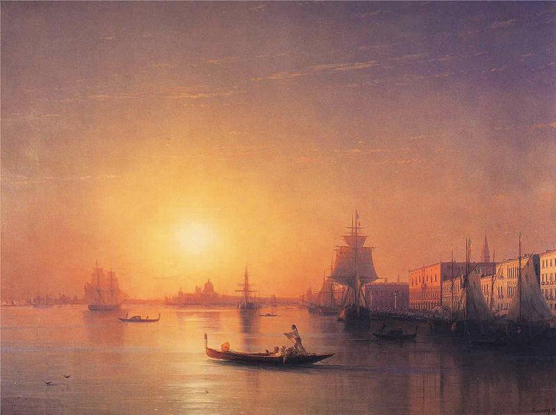 Ivan Aivazovsky Venice China oil painting art